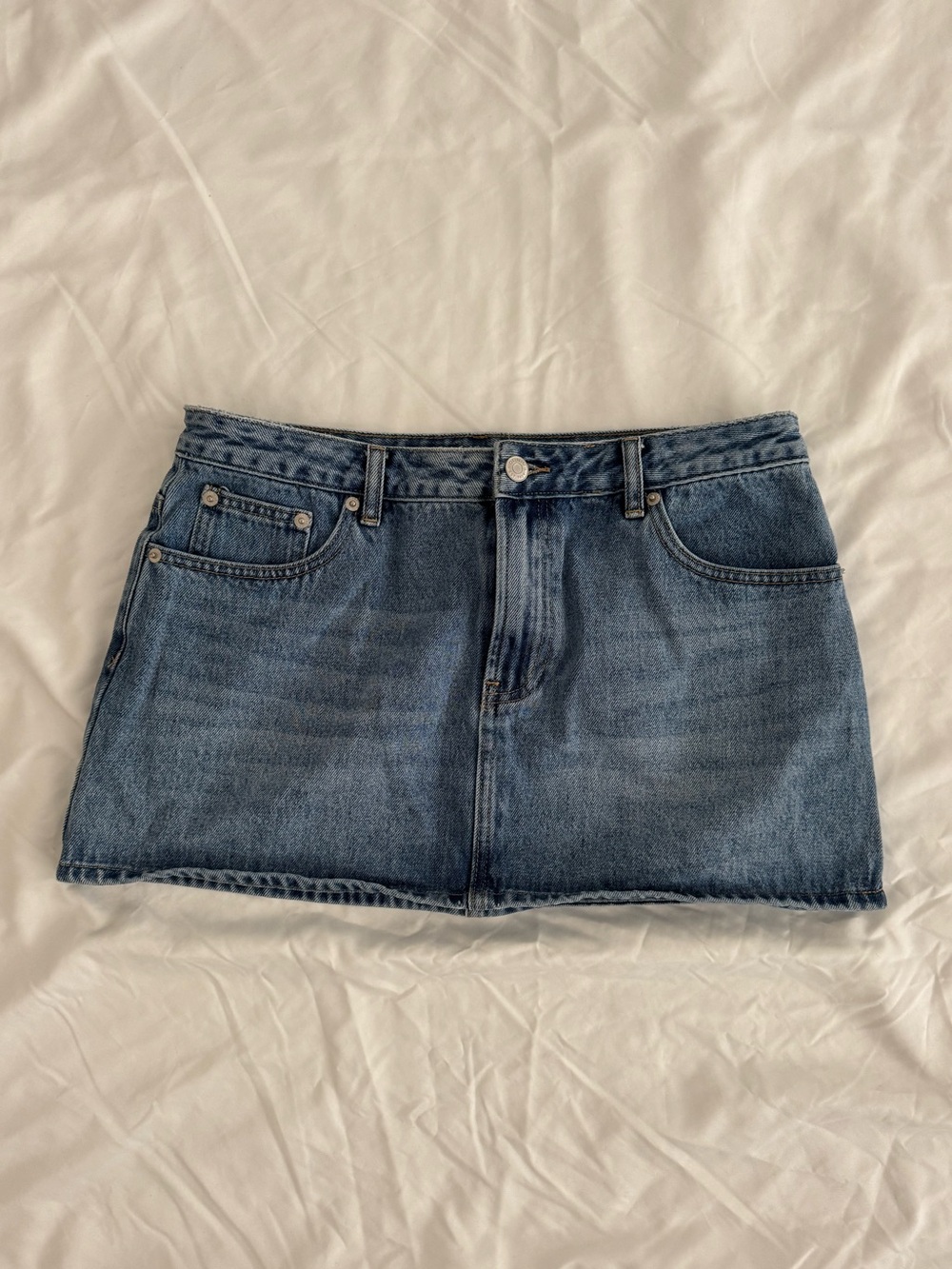Glassons Low-Rise Denim
Mini Skirt